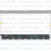 Матрица для ноутбука HP Pavilion G7-1211 (1600x900 HD+) TN, 40pin, Глянцевая