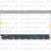 Матрица для ноутбука HP Pavilion G7-1234 (1600x900 HD+) TN, 40pin, Глянцевая