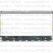 Матрица для ноутбука HP Pavilion G7-1273nr (1600x900 HD+) TN, 40pin, Глянцевая