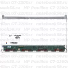 Матрица для ноутбука HP Pavilion G7-2200sr (1600x900 HD+) TN, 40pin, Матовая