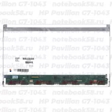 Матрица для ноутбука HP Pavilion G7-1043 (1600x900 HD+) TN, 40pin, Матовая