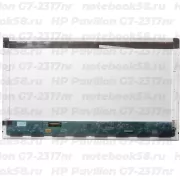 Матрица для ноутбука HP Pavilion G7-2317nr (1600x900 HD+) TN, 40pin, Глянцевая