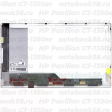 Матрица для ноутбука HP Pavilion G7-1350er (1600x900 HD+) TN, 40pin, Глянцевая