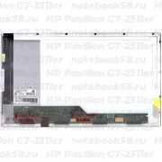 Матрица для ноутбука HP Pavilion G7-2311er (1600x900 HD+) TN, 40pin, Глянцевая