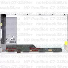 Матрица для ноутбука HP Pavilion G7-2350er (1600x900 HD+) TN, 40pin, Глянцевая