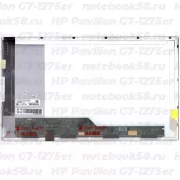 Матрица для ноутбука HP Pavilion G7-1275er (1600x900 HD+) TN, 40pin, Глянцевая