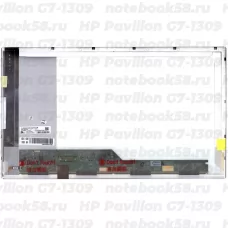 Матрица для ноутбука HP Pavilion G7-1309 (1600x900 HD+) TN, 40pin, Глянцевая
