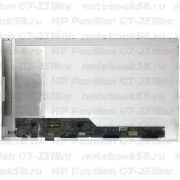 Матрица для ноутбука HP Pavilion G7-2318nr (1600x900 HD+) TN, 40pin, Глянцевая