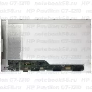 Матрица для ноутбука HP Pavilion G7-1210 (1600x900 HD+) TN, 40pin, Глянцевая