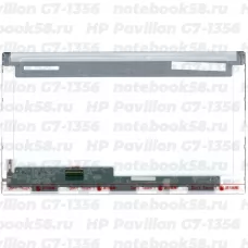Матрица для ноутбука HP Pavilion G7-1356 (1600x900 HD+) TN, 40pin, Матовая