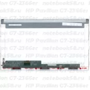 Матрица для ноутбука HP Pavilion G7-2366er (1600x900 HD+) TN, 40pin, Матовая