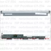 Матрица для ноутбука HP Pavilion G7-1114 (1600x900 HD+) TN, 40pin, Матовая