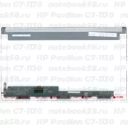 Матрица для ноутбука HP Pavilion G7-1130 (1600x900 HD+) TN, 40pin, Матовая