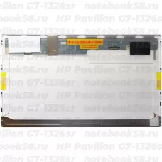 Матрица для ноутбука HP Pavilion G7-1326sr (1600x900 HD+) TN, 40pin, Матовая