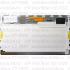 Матрица для ноутбука HP Pavilion G7-1353 (1600x900 HD+) TN, 40pin, Матовая