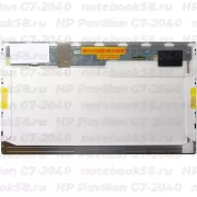 Матрица для ноутбука HP Pavilion G7-2040 (1600x900 HD+) TN, 40pin, Матовая