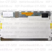 Матрица для ноутбука HP Pavilion G7-1212 (1600x900 HD+) TN, 40pin, Матовая