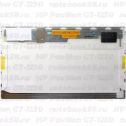 Матрица для ноутбука HP Pavilion G7-1230 (1600x900 HD+) TN, 40pin, Матовая