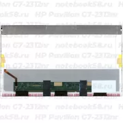 Матрица для ноутбука HP Pavilion G7-2312nr (1600x900 HD+) TN, 40pin, Глянцевая