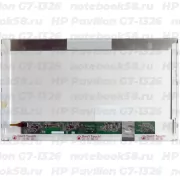 Матрица для ноутбука HP Pavilion G7-1326 (1600x900 HD+) TN, 40pin, Матовая