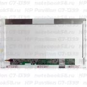 Матрица для ноутбука HP Pavilion G7-1399 (1600x900 HD+) TN, 40pin, Матовая