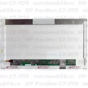 Матрица для ноутбука HP Pavilion G7-1170 (1600x900 HD+) TN, 40pin, Матовая