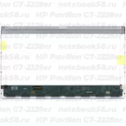 Матрица для ноутбука HP Pavilion G7-2228er (1600x900 HD+) TN, 40pin, Глянцевая