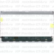 Матрица для ноутбука HP Pavilion G7-2305 (1600x900 HD+) TN, 40pin, Глянцевая