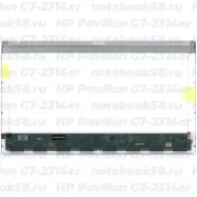 Матрица для ноутбука HP Pavilion G7-2314er (1600x900 HD+) TN, 40pin, Глянцевая