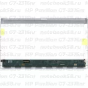 Матрица для ноутбука HP Pavilion G7-2316nr (1600x900 HD+) TN, 40pin, Глянцевая