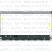 Матрица для ноутбука HP Pavilion G7-2327sr (1600x900 HD+) TN, 40pin, Глянцевая