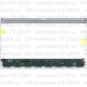 Матрица для ноутбука HP Pavilion G7-2353 (1600x900 HD+) TN, 40pin, Глянцевая