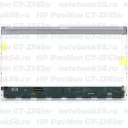 Матрица для ноутбука HP Pavilion G7-2361nr (1600x900 HD+) TN, 40pin, Глянцевая