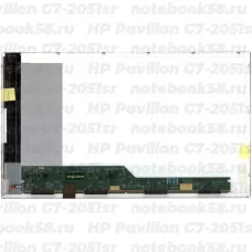 Матрица для ноутбука HP Pavilion G7-2051sr (1600x900 HD+) TN, 40pin, Глянцевая