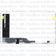 Матрица для ноутбука HP Pavilion G6-2001sr (1366x768 HD) TN, 40pin, Матовая