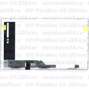 Матрица для ноутбука HP Pavilion G6-2254er (1366x768 HD) TN, 40pin, Матовая