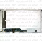 Матрица для ноутбука HP Pavilion G6-2152 (1366x768 HD) TN, 40pin, Глянцевая