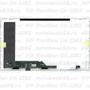 Матрица для ноутбука HP Pavilion G6-2282 (1366x768 HD) TN, 40pin, Матовая