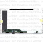 Матрица для ноутбука HP Pavilion G6-2391sr (1366x768 HD) TN, 40pin, Матовая