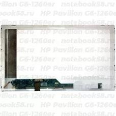 Матрица для ноутбука HP Pavilion G6-1260er (1366x768 HD) TN, 40pin, Матовая