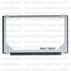 Матрица для ноутбука Lenovo IdeaPad 330-15IGM Type 81D1 (1920x1080 Full HD) TN, 30pin eDP, Slim, Матовая