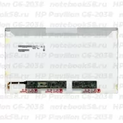 Матрица для ноутбука HP Pavilion G6-2038 (1366x768 HD) TN, 40pin, Глянцевая