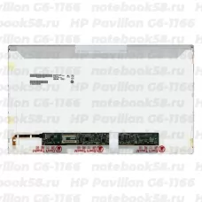 Матрица для ноутбука HP Pavilion G6-1166 (1366x768 HD) TN, 40pin, Глянцевая