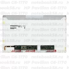 Матрица для ноутбука HP Pavilion G6-1170 (1366x768 HD) TN, 40pin, Глянцевая