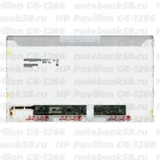 Матрица для ноутбука HP Pavilion G6-1266 (1366x768 HD) TN, 40pin, Глянцевая