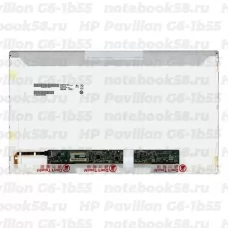 Матрица для ноутбука HP Pavilion G6-1b55 (1366x768 HD) TN, 40pin, Глянцевая