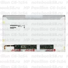 Матрица для ноутбука HP Pavilion G6-1c54 (1366x768 HD) TN, 40pin, Глянцевая