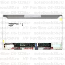 Матрица для ноутбука HP Pavilion G6-1326sr (1366x768 HD) TN, 40pin, Матовая