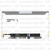 Матрица для ноутбука HP Pavilion G6-2151 (1366x768 HD) TN, 40pin, Глянцевая