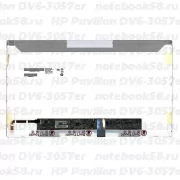 Матрица для ноутбука HP Pavilion DV6-3057er (1366x768 HD) TN, 40pin, Глянцевая